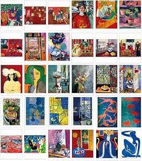 HOSTEESSCHOICE 30 Henri Matisse Art Postcards - Famous Paintings Variety Pack, 4x6 Inches for Mailing, Decor & Gifts