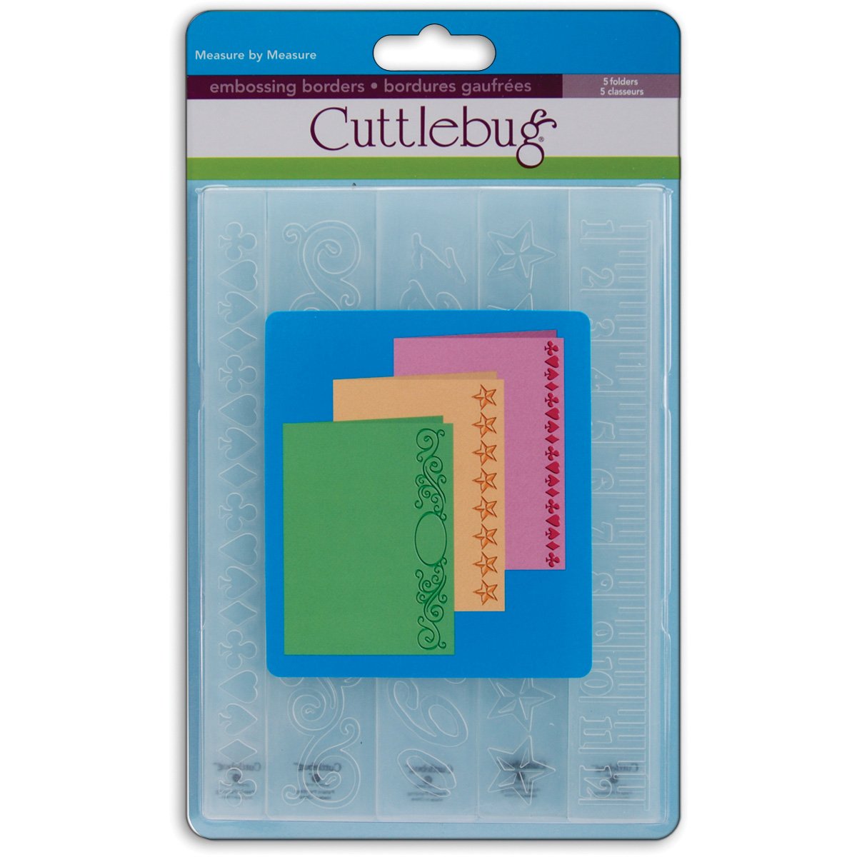 CricutCuttlebug 7-Inch Embossing Borders, Measure by Measure
