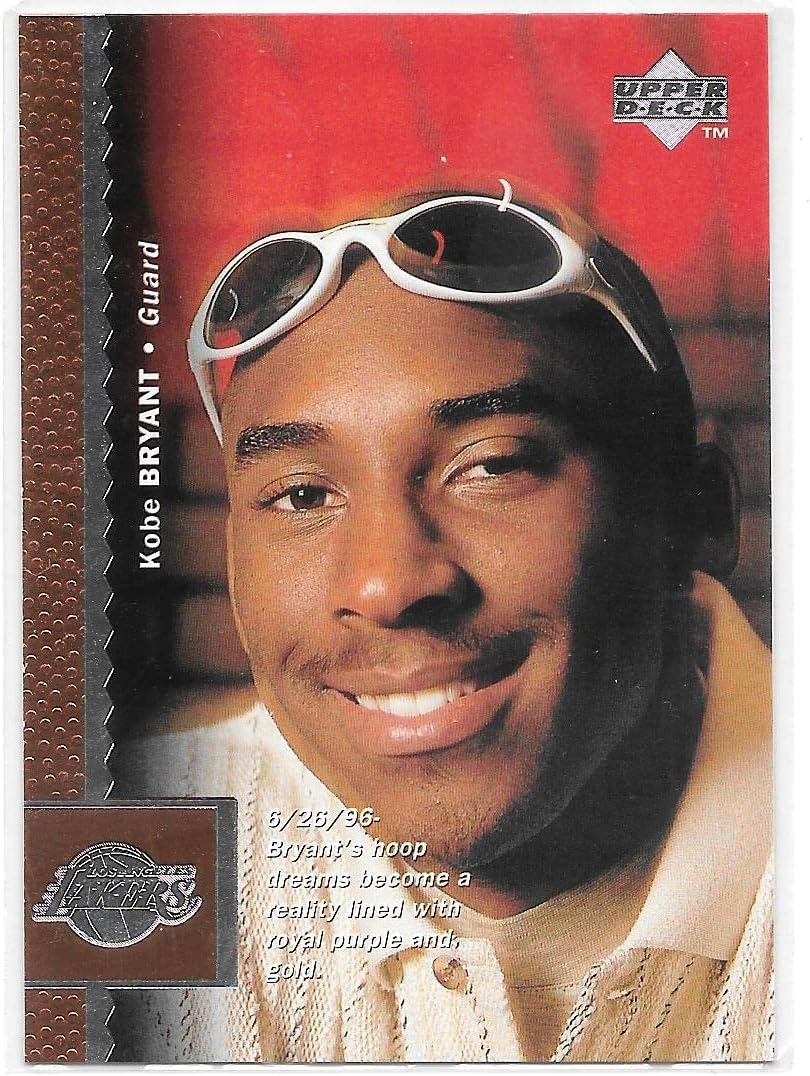 Kobe Bryant 1996-97 Upper Deck Rookie Card #58