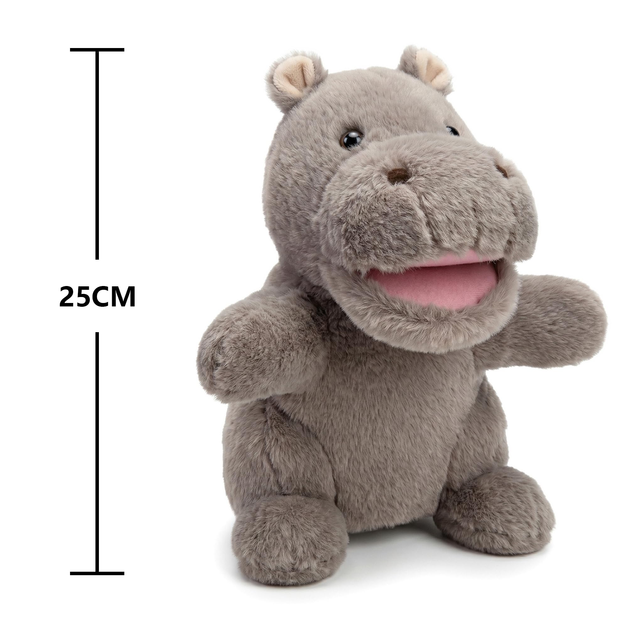 2026 Marionetas de Mano de Animales con Boca Abierta móvil para niños, Lobo, león, etc Contar Historias, enseñar, Preescolar, Regalos de cumpleaños - 4