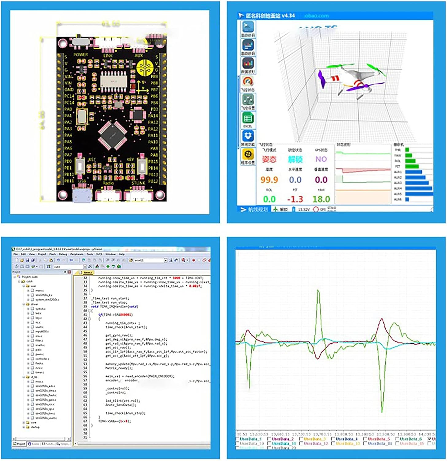 Unilateral self-Balancing Balance Box ​Low Version with cubli Bblock Support Secondary Development Open Source Silvery with Balanced Charger