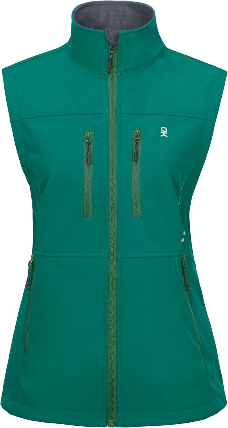 Little Donkey Andy Women's Golf Vest Warm Fleece Lined Sleeveless Jacket for Hiking Travel Running - Image 2