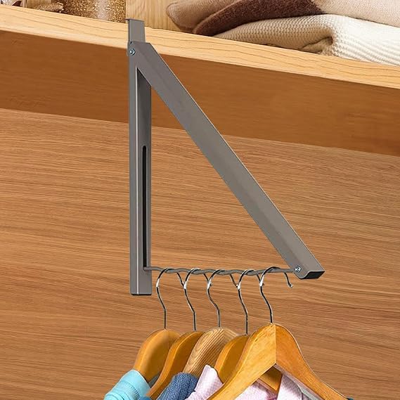 Clothes Drying Rack Foldable No Drill Space-Saving Laundry Drying Rack
