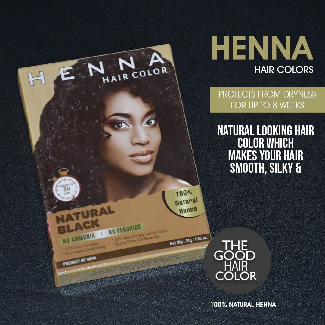 HENNA HAIR COLOR 30 Minute Enriched with Herbs Semi Permanent Powder