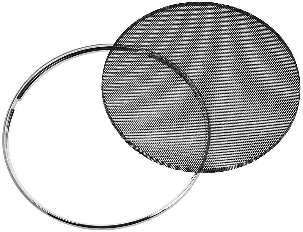 XYWHPGV Grille Haut-Parleur 8 Pouces Mesh Blanc - Protecteur Woofer Cercle Décoratif
