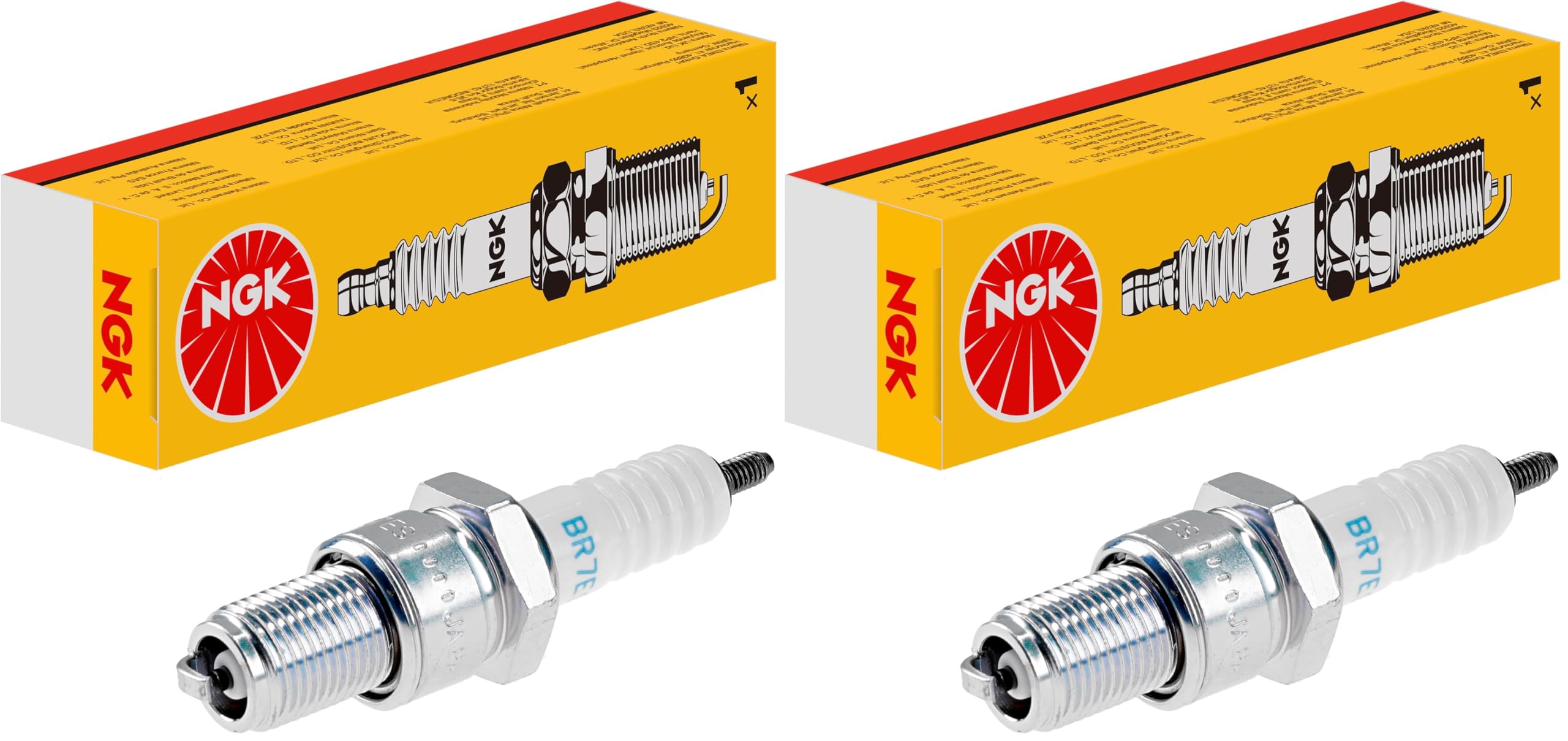 NGK Zündkerze 5722 & Nickel Spanner Size: 20,8 mm Gewindelänge: 19,0mm (Packung mit 2)