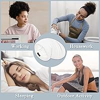 Vista 7 de LULUSILK Gorro de seda de morera para mujeres durmientes, gorro de dormir de seda real para cabello rizado y trenzas, envoltura de seda pura