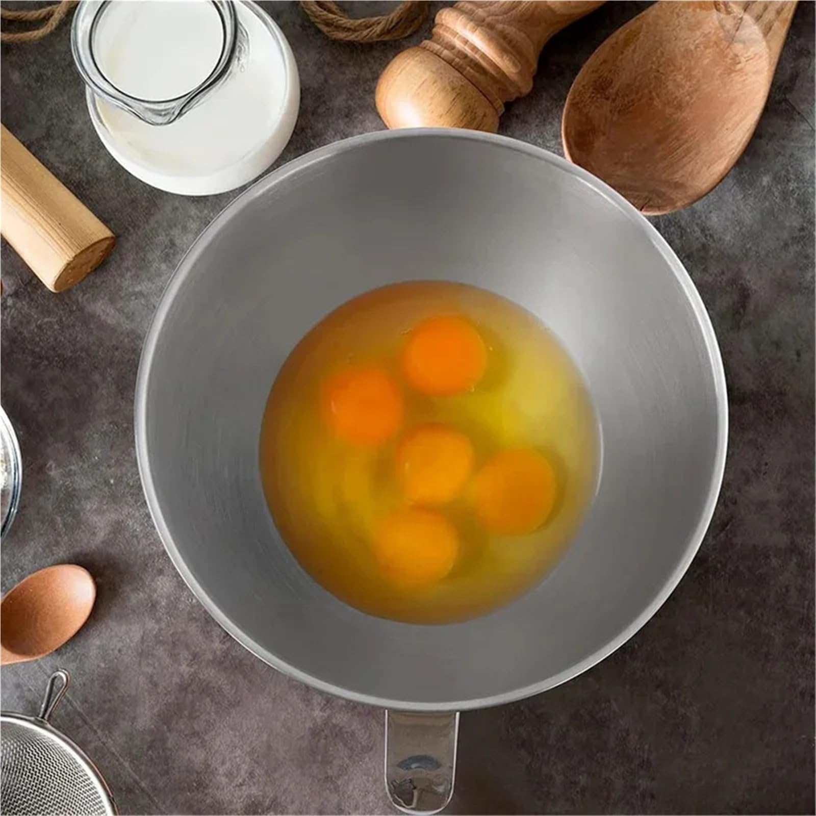 Genérico Compatible con Alfombrilla Deslizante for batidora KitchenAid. | Acero inoxidable apto for uso alimentario, mango ergonómico fácil de limpiar y transportar.