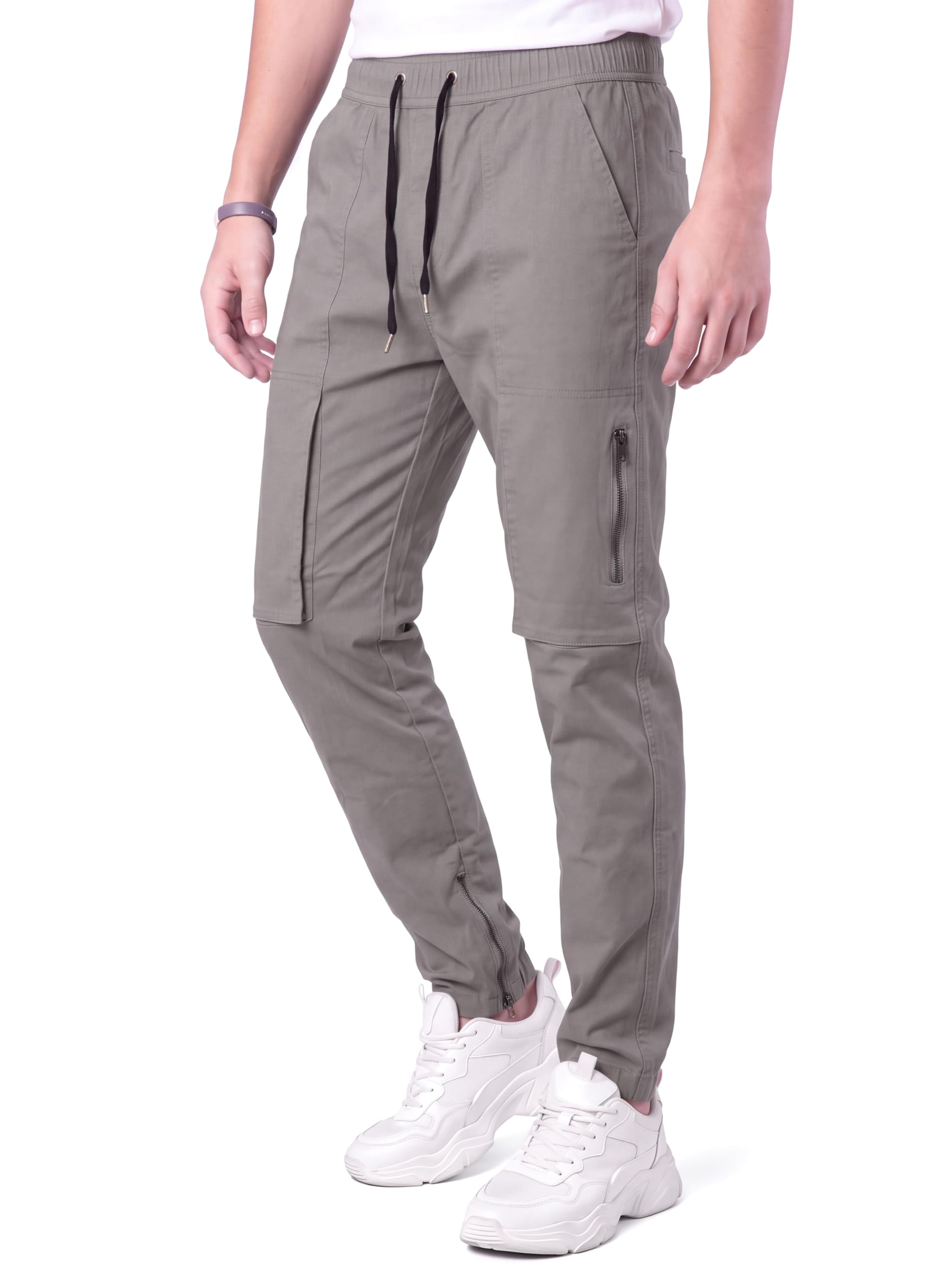 Slim Fit Cargo Joggers Men & Teen Boys Techwear Casual Pants