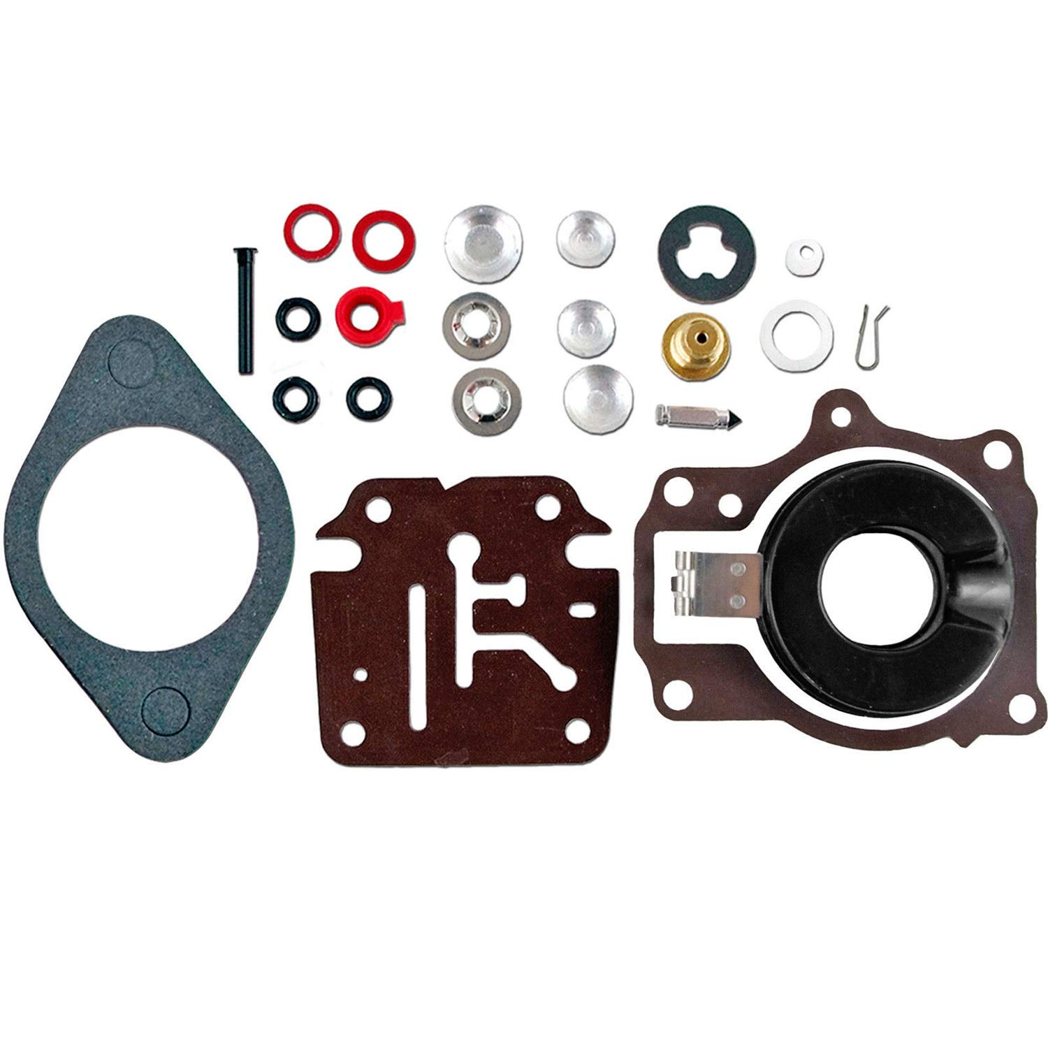 TORR Kit Riparazione Carburatore Per Motori Evinrude - Adatto Per 18-70HP - Sostituisce 396701, 392061, 398729