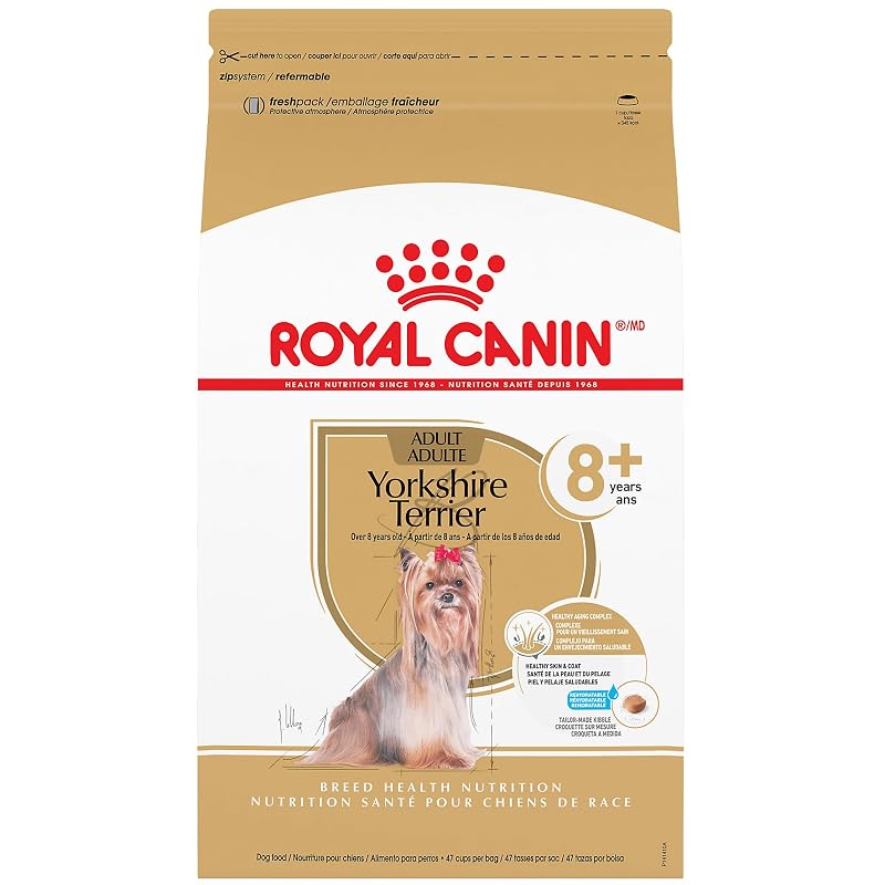 Ração seca para Yorkshire Terrier sênior com antioxidantes ROYAL CANIN 2,5 lb