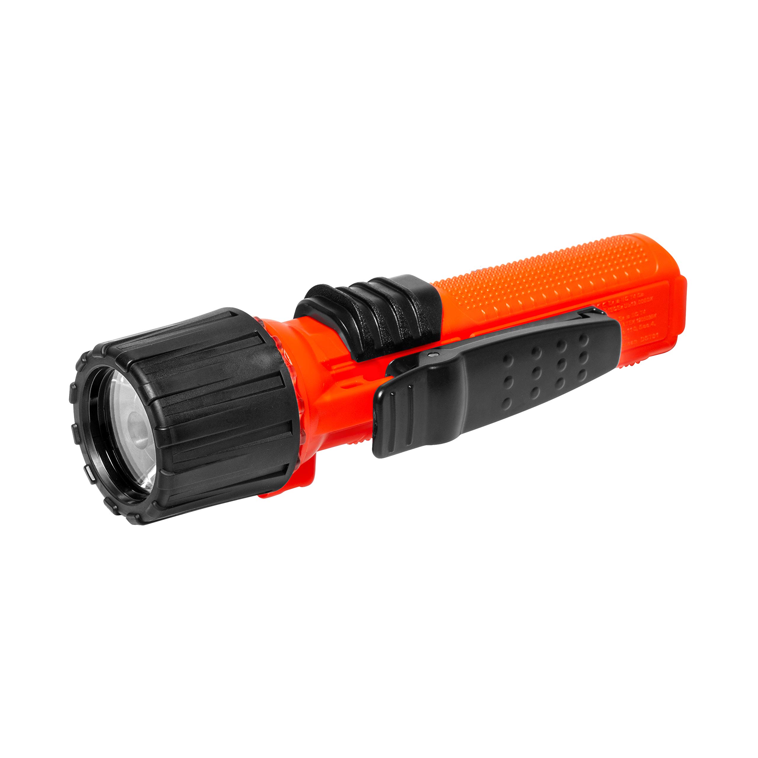 Mactronic M-FIRE 03 ATEX - Linterna LED de 180 lúmenes | Peso 240 g con pilas, tipo de protección IP68, alcance de 177 m | Funciona con pilas, 4 pilas Energizer E91 (AA) (incluidas)