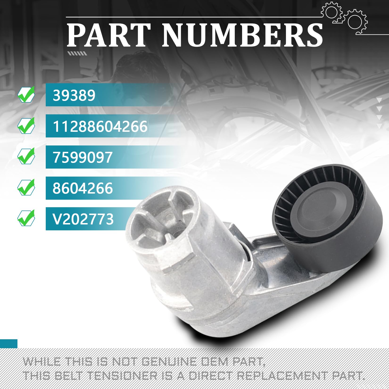 Amazon.com: IRONTEK 11288604266 Belt Tensioner Pulley Assembly fit