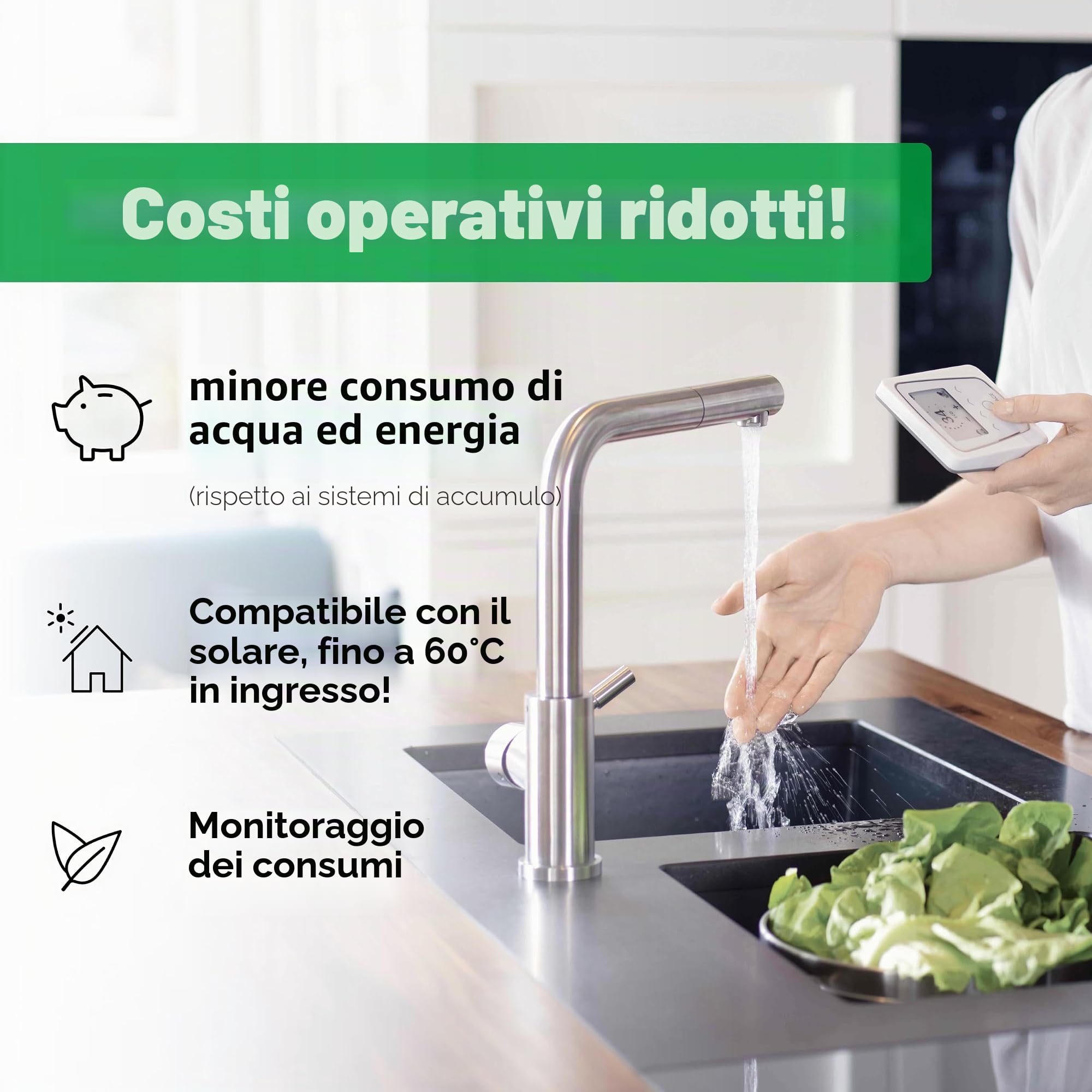 Scaldacqua istantaneo compatto CEX-U - Trifase