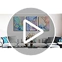 DZRWUBHS Large Abstract Canvas Wall Art For Living Room Modern Wall Decorations For Office Bedroom Decor Art Colorful Color Abstract Wall Paintings Inspirational Pictures Artwork Home Decor 3 Piece