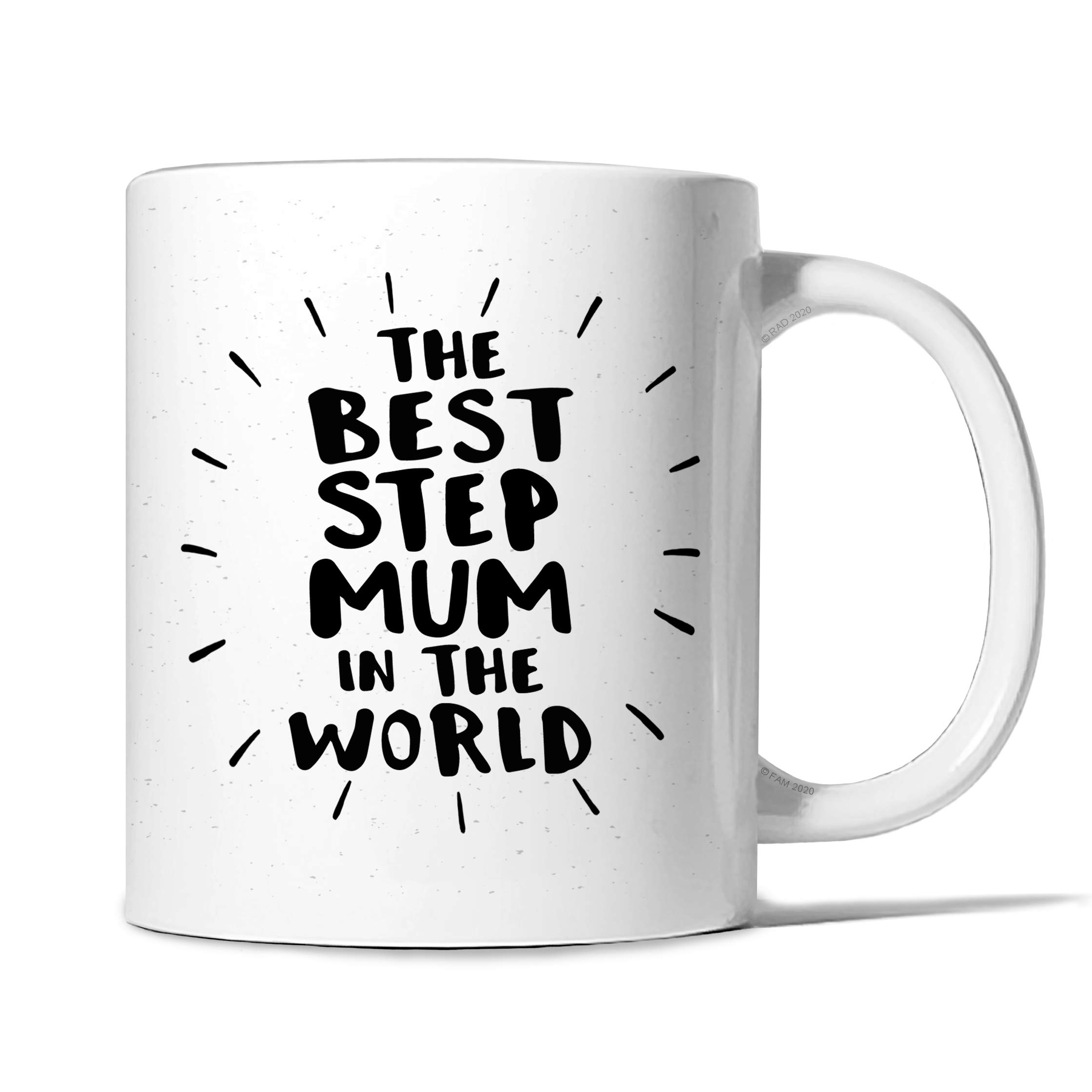 Risk-A Designs The Best Step Mum in the World, Step Mum mug, Step Mum birthday gift, step mum gift, step mother gift, step mother birthday, mum gift, mummy gift