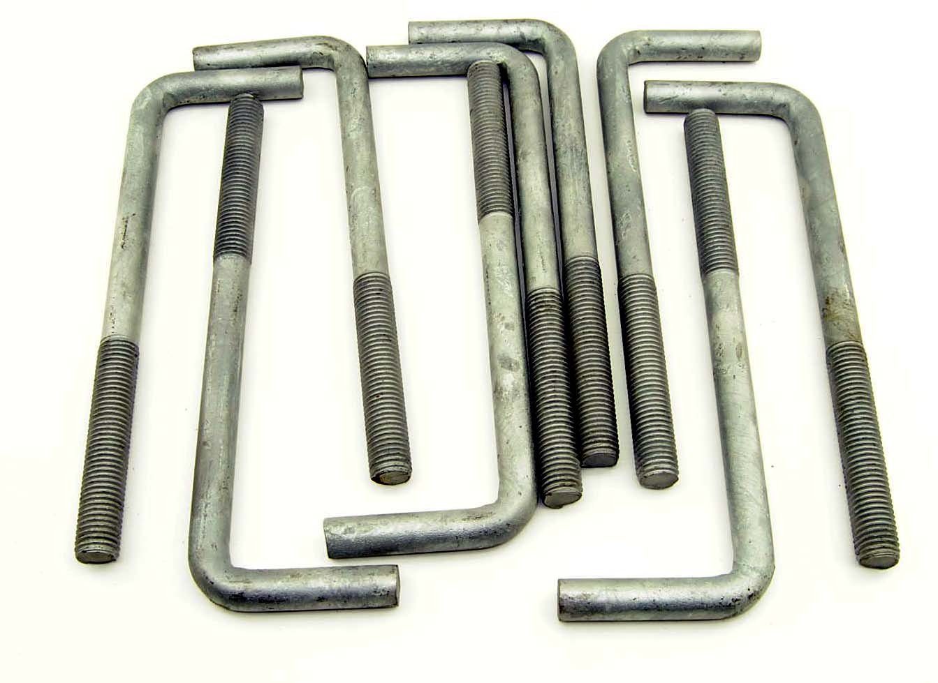 (10) Concrete Bent Anchor Bolts 3/4-10 x 10 Hot Galvanized