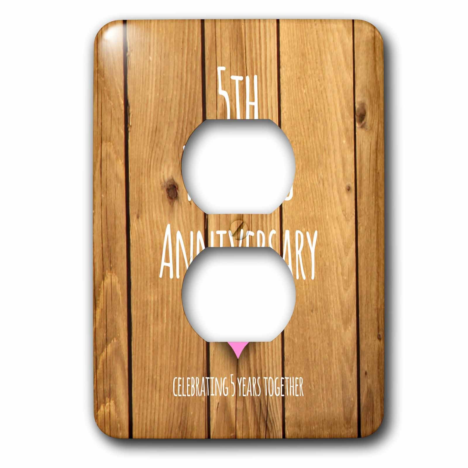 2 prises de courant multicolore cacher mur usé cadeau anniversaire 5 ans