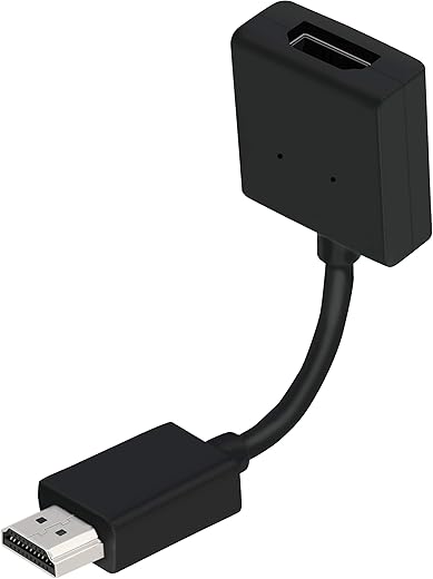 Storite 10cm High Speed HDMI Male to Female Extension Cable HDMI Extender for Computer, TV, Projector, DVD Player- Black (1 Pack)