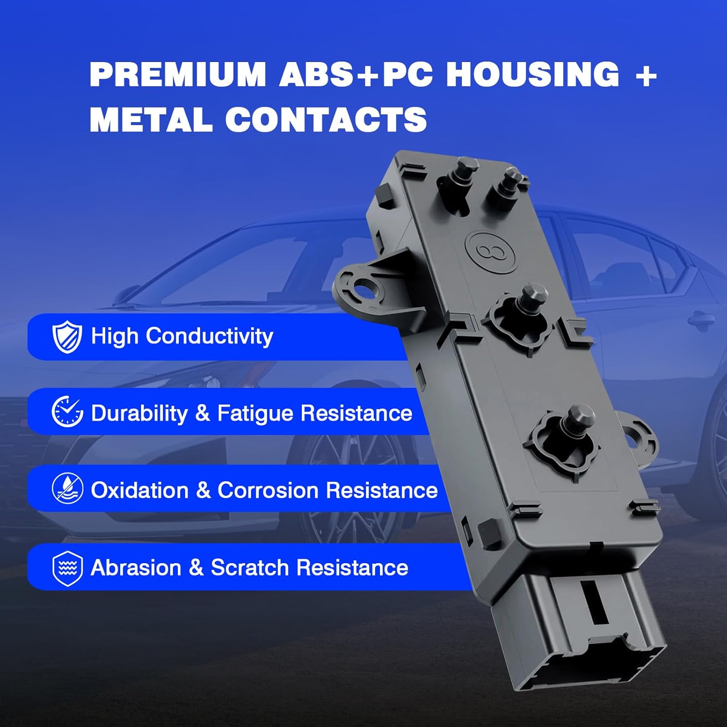 Power Seat Control Switch Front Driver Side Compatible with 2019-2024 Nissan Altima Rogue Pathfinder, Replacement for 870666CC0A 87066-6CC0A 87066 6CC0A