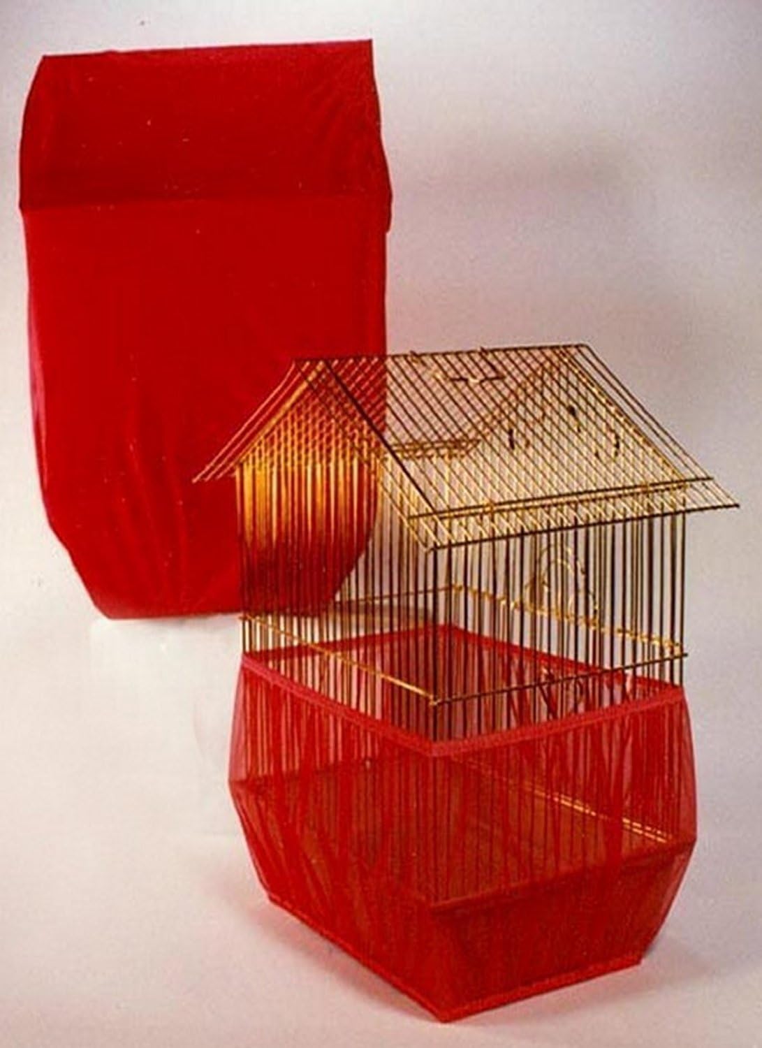 Bird Cage Skirt and Cover Set - Large (Red)