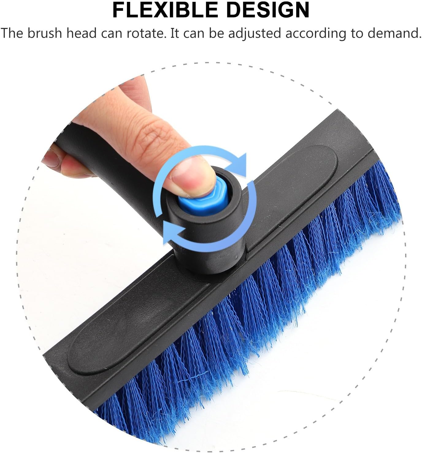 Portable Snow Scraper Extendable Snow Brush Ice Scraper Shovel for Car Windshield in Winter