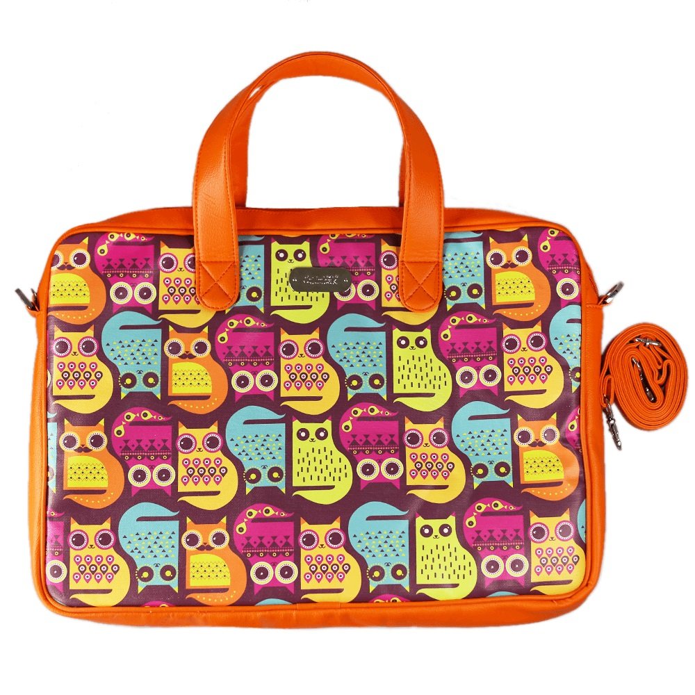 Chumbak Cats Laptop Bag, Multicolor Buy Chumbak Cats Laptop Bag