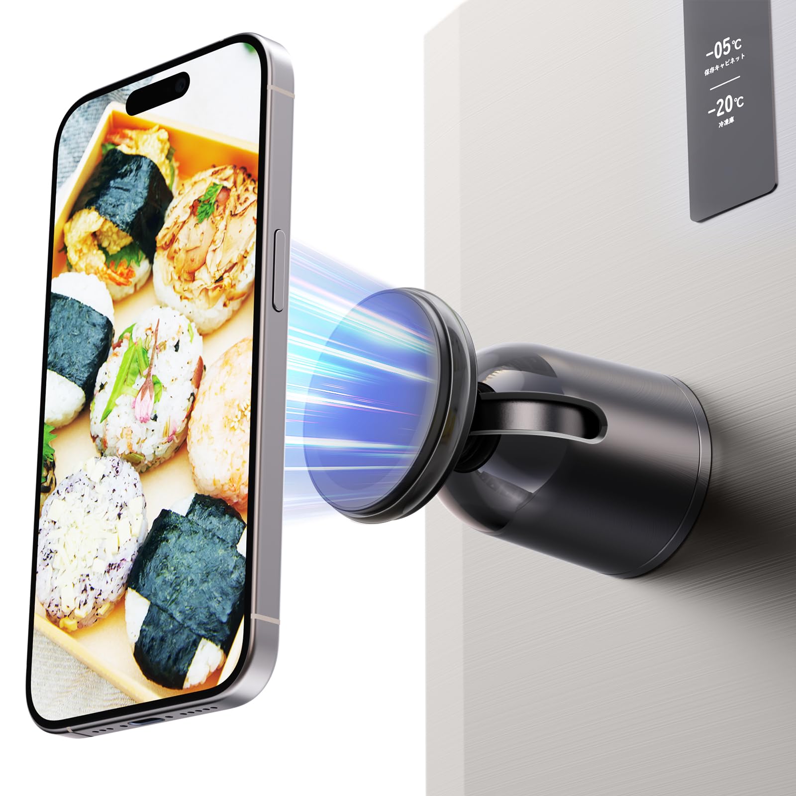 Amazon.co.jp: 川の信芸 スマホスタンド MagSafe対応 キッチン 両面 