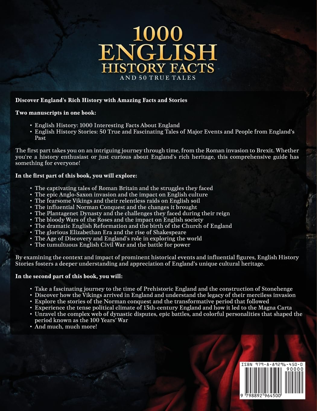 1000 English History Facts and 50 True Tales: A Journey Through England's Defining Moments and Figures (Bringing History to Life)