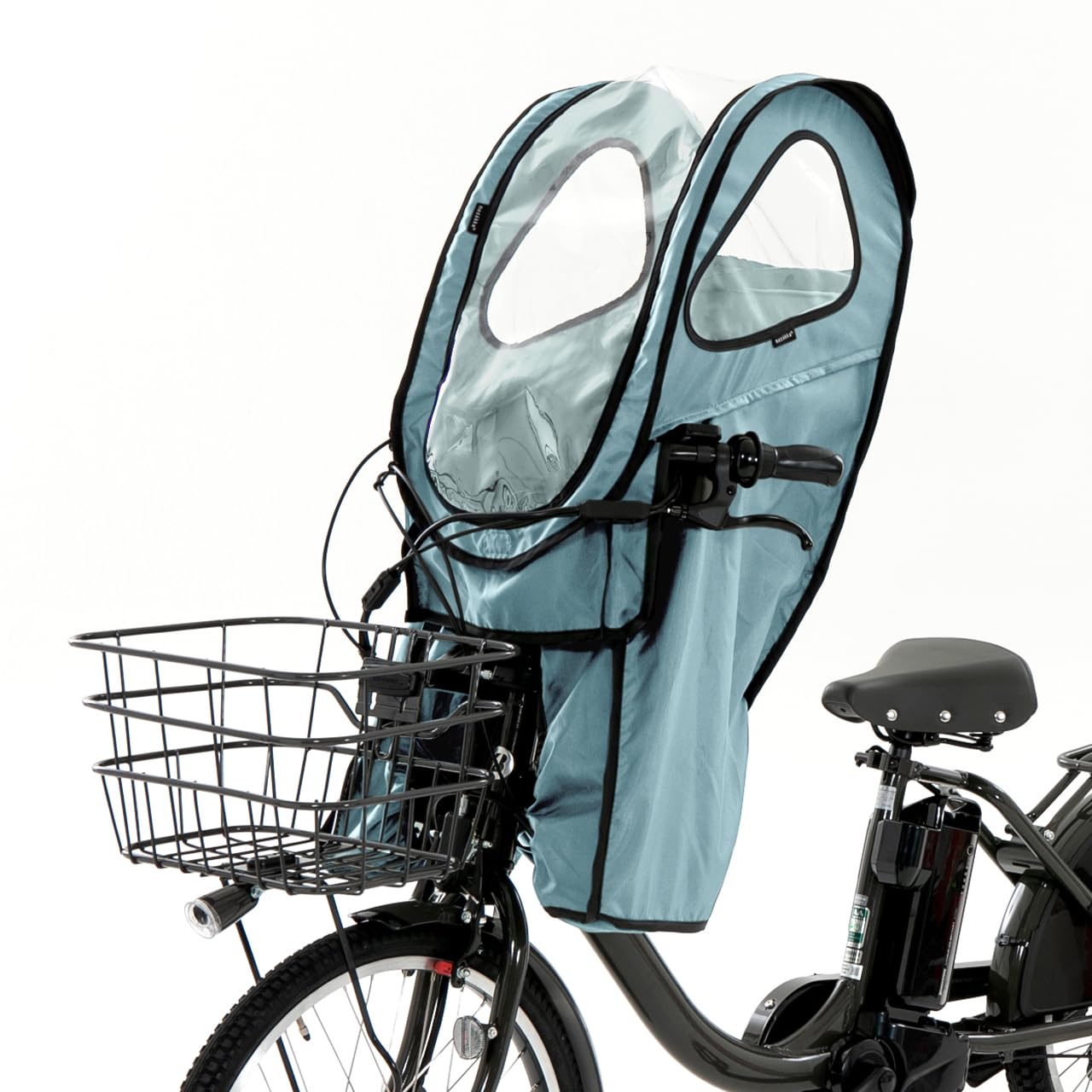 Amazon | 【norokka (ノロッカ) 】自転車 子供乗せ レインカバー 前