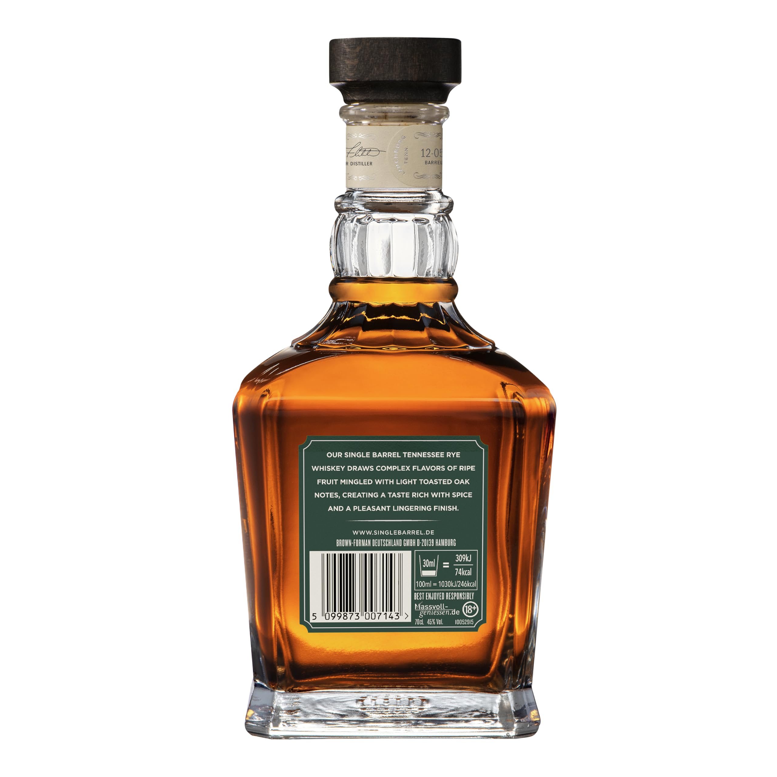 Jack Daniel's Single Barrel RYE 45°, 700 ml