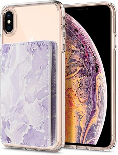 CHEAP SUNDAY CheapSunday - Tarjetero de identificación para la parte posterior del teléfono, billetera de cuero para teléfono con soporte,