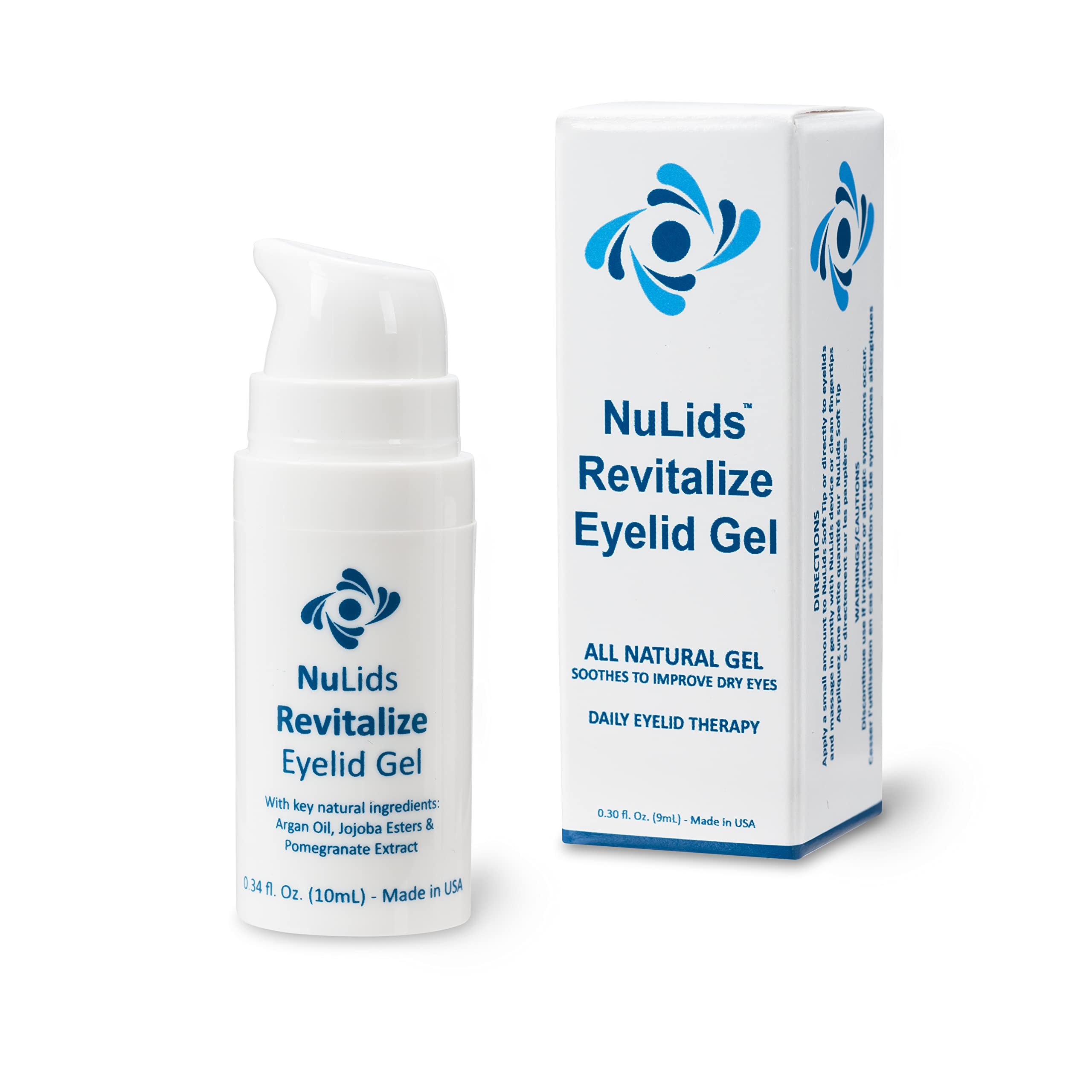 Nulids Revitalize Gel - 3 Bottles - Revitalizing Gel for Nulids Device That Soothes to Improve Dry Eyes - Daily Eyelid Therapy