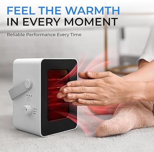 Miniatura 5 de SereneLife Secadora de ropa eléctrica portátil  Mini calentador multiusos de 1000 W y difusor de aroma para el hogar, apartamento, dormitorio,