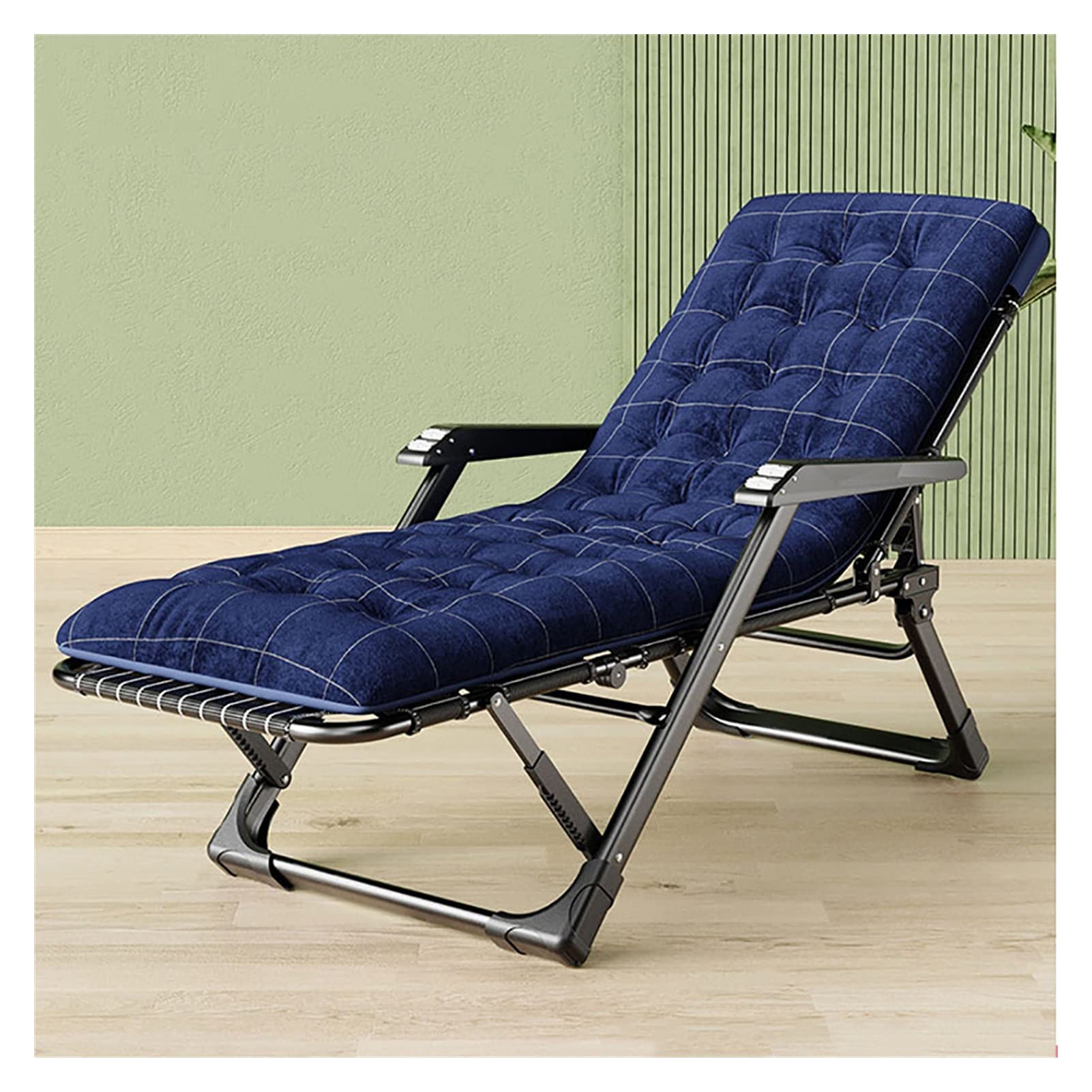 Chaise de Plage Pliante Soulagement Dos Fauteuil de Relaxation Jardin 2en1