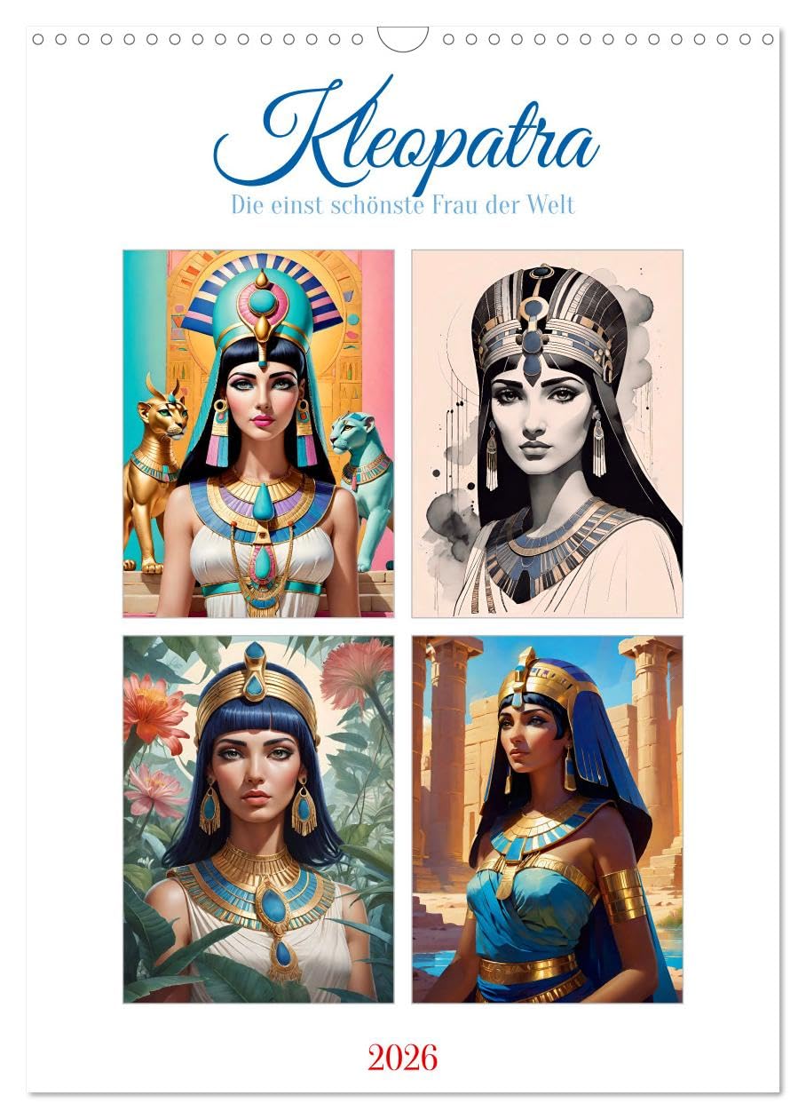 Cleopatra UK-Version (Wall Calendar 2026 DIN A3 Portrait), CALVENDO 12 Month Wall Calendar โ image 1