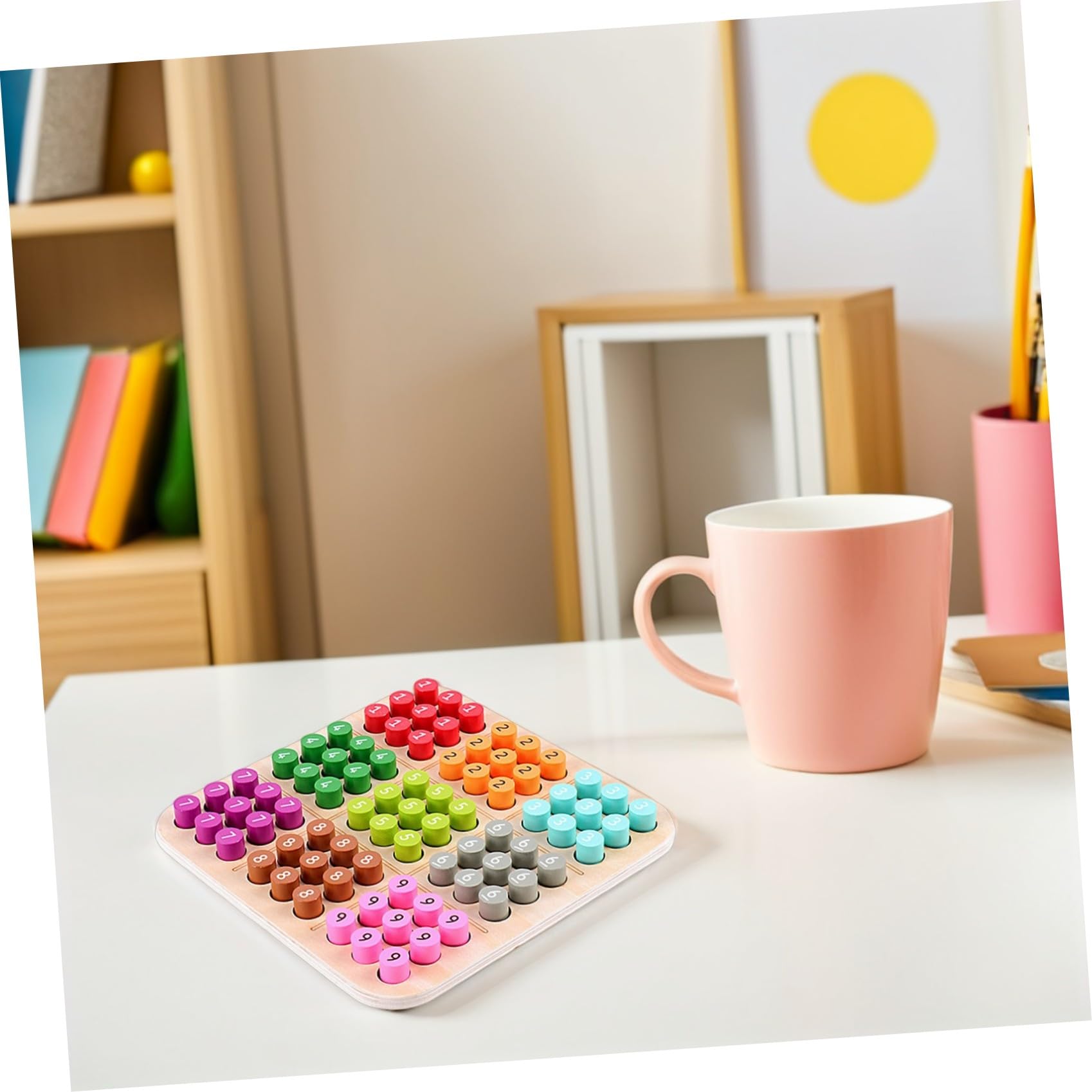 Juguete de Sudoku de Madera 1 Juego Educativo para Niños Decoracion Colegio