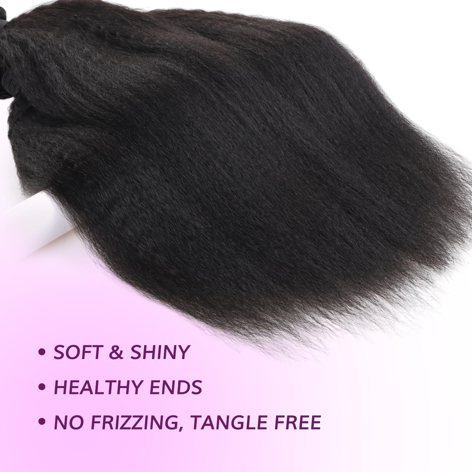 IDN BEAUTY 15A Cambodian Raw Human Hair Bundles Natural Black Weave Bundles Unprocessed Raw Hair Bundles Double Weft Full-Length Strands Full Thick Ends KS YK Human Hair 22 Inch