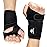 INDEEMAX 2 Pack Copper Wrist Brace Support for Carpal Tunnel, Pain Relief, Arthritis, Tendonitis, Adjustable Wrist Braces Compression Wraps Both Hands, Fit for Men and Women (Black-New)