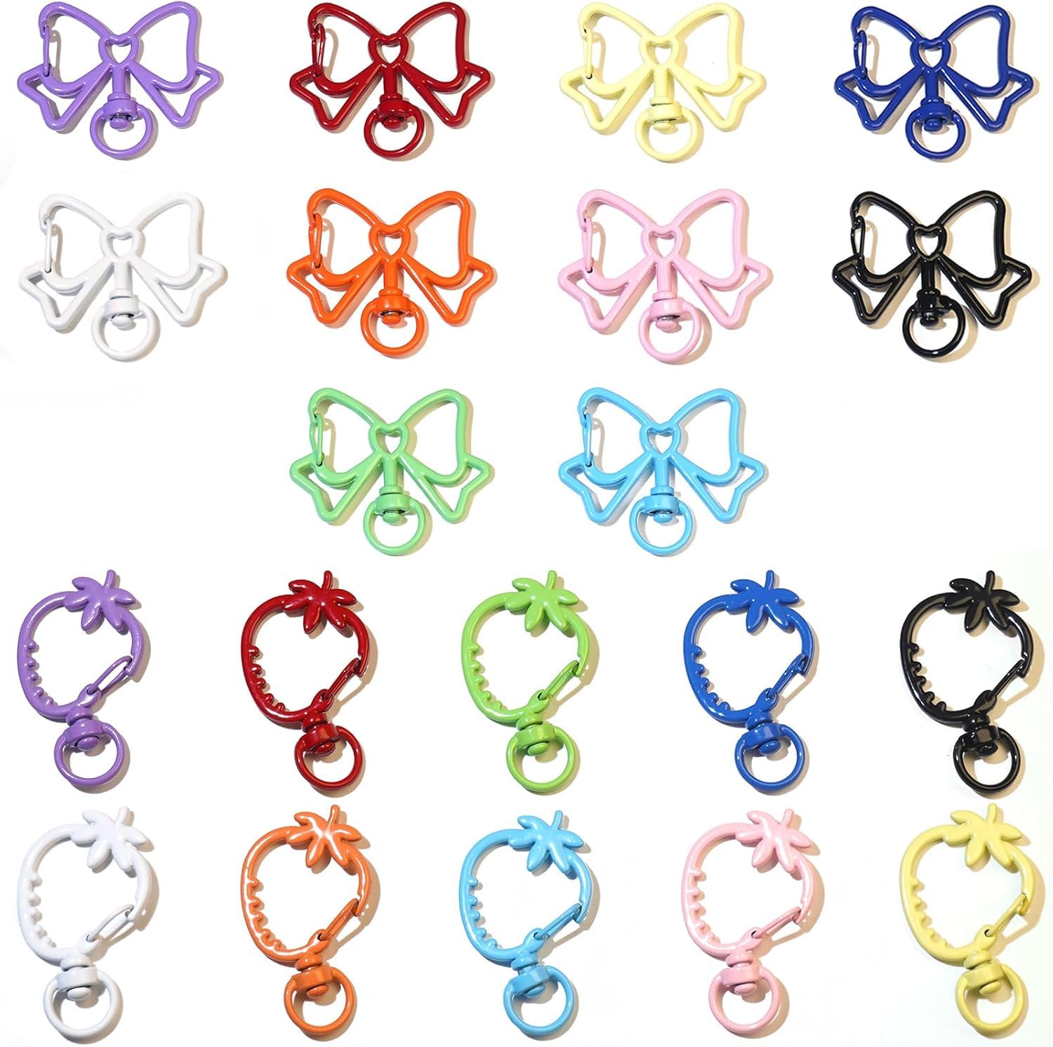 Amazon.co.jp: KSYN KO-KO キーホルダー金具 60個セット イチゴと