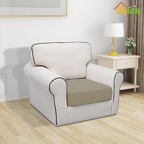 Miniatura 2 de Easy-Going Funda de cojín impermeable para silla, antideslizante, a prueba de fugas, acolchada y elástica, protector de muebles para perros,