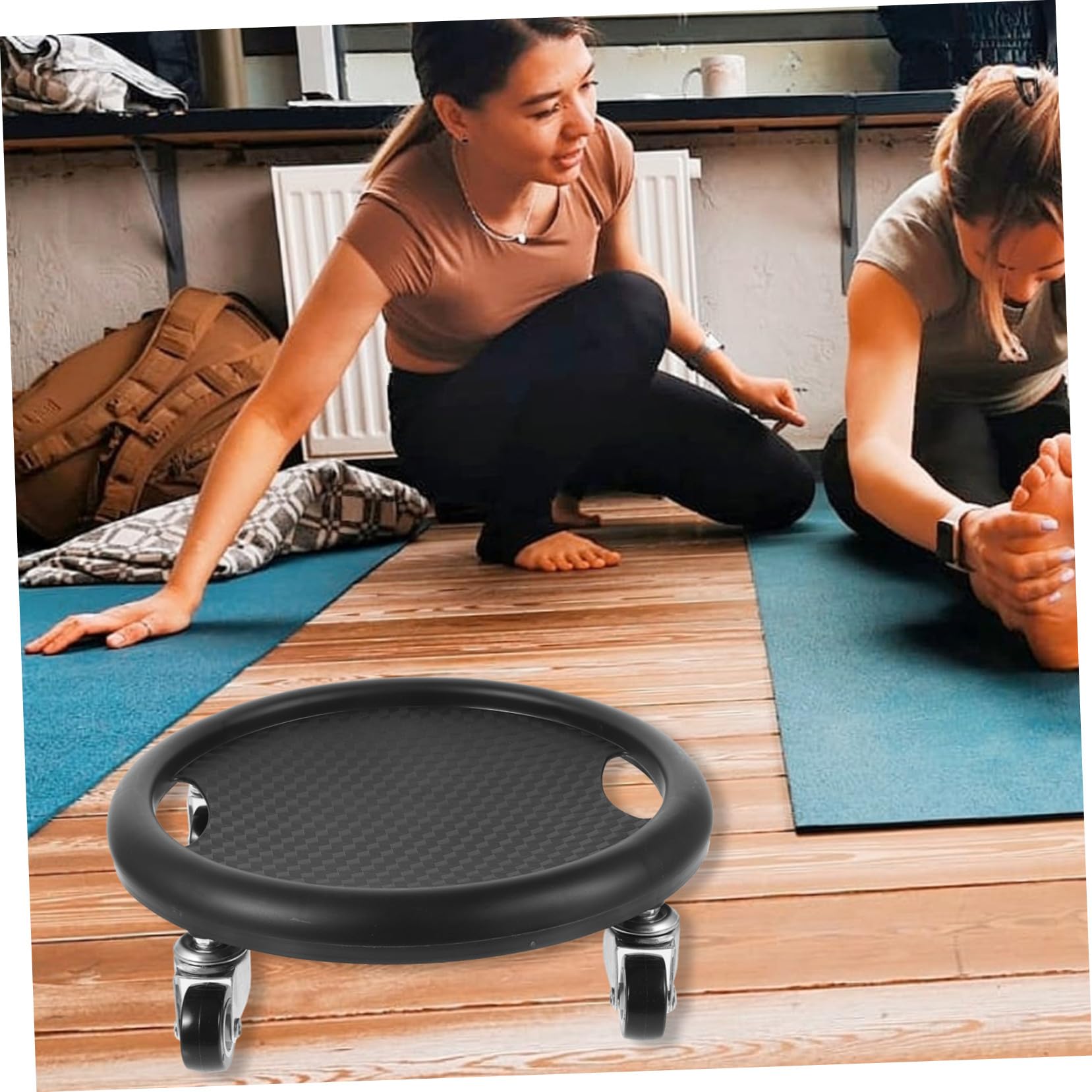 Toyvian Discos de Fitness Deslizantes, Juego 1 Ejercicios Abdominales