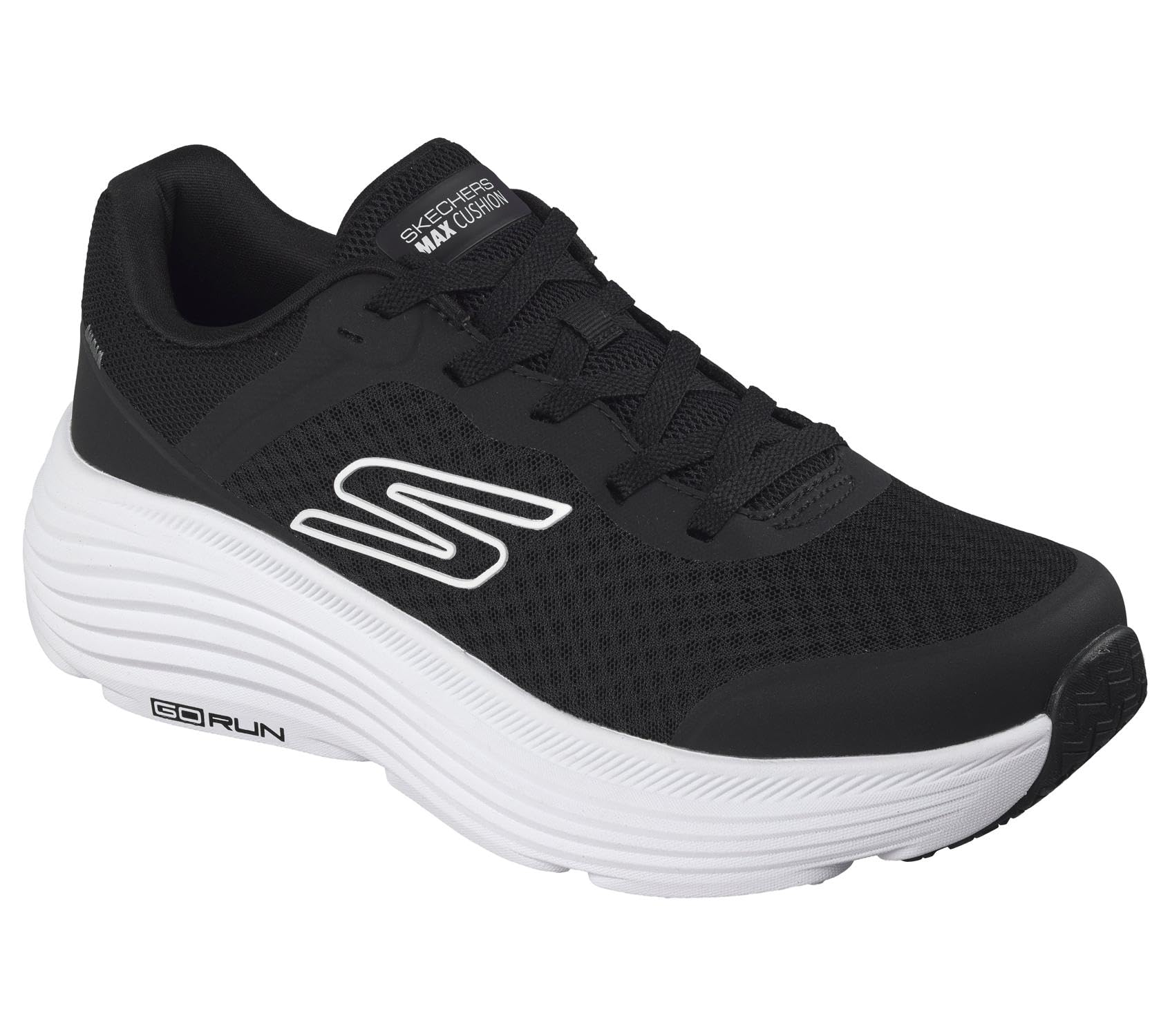 Skechers Max Cushioning Endeavour Sneaker Uomo, Nero/Bianco, 42.5 Eu-image