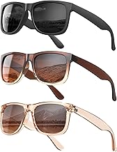 KALIYADI Womens-Sunglasses Polarized-Sunglasses for Women: Retro Trendy Sun Glasses With UV400 Protection for Driving Travel