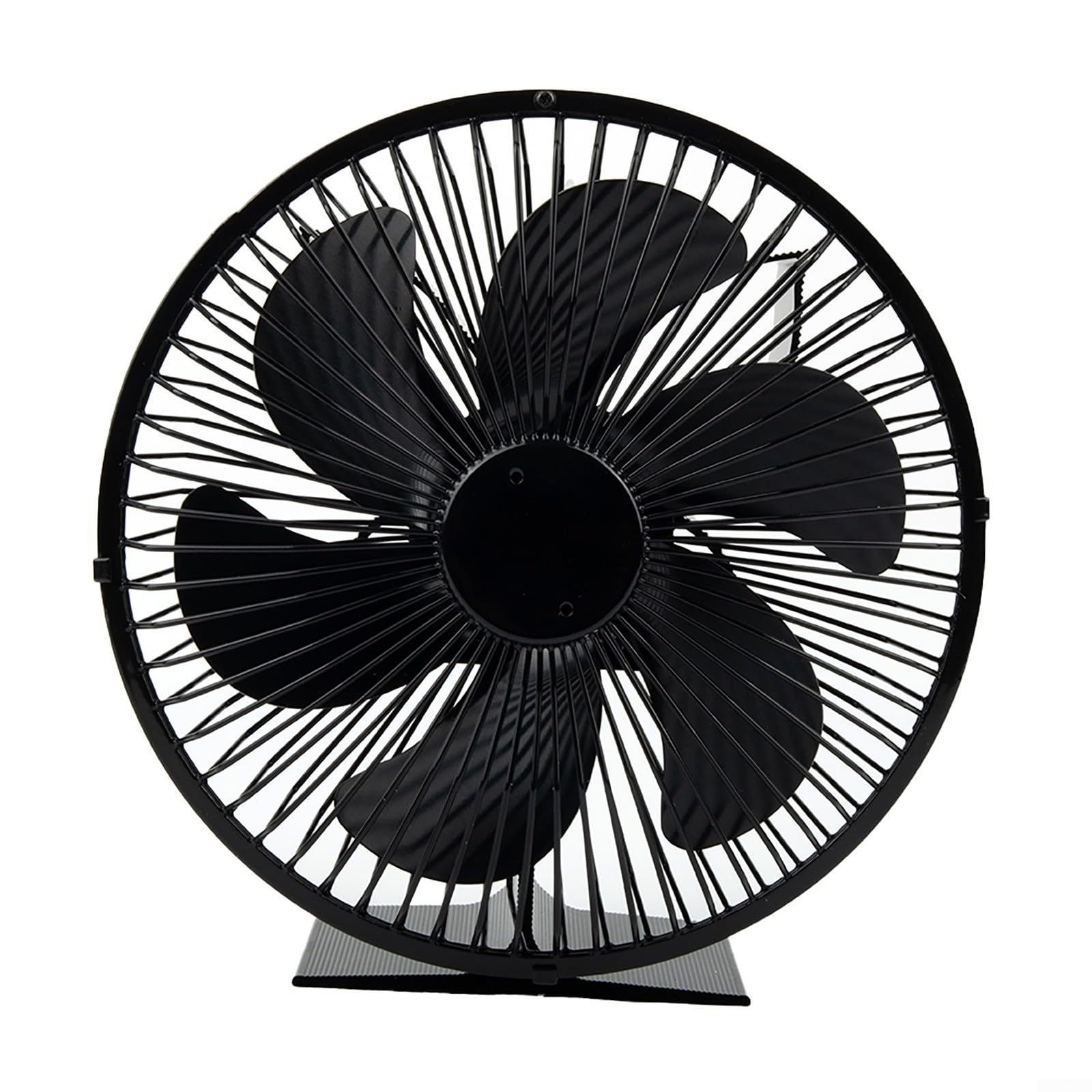 Ventilateur de poêle alimenté par la chaleur à 6 pales avec grille de protection pour poêle à bois