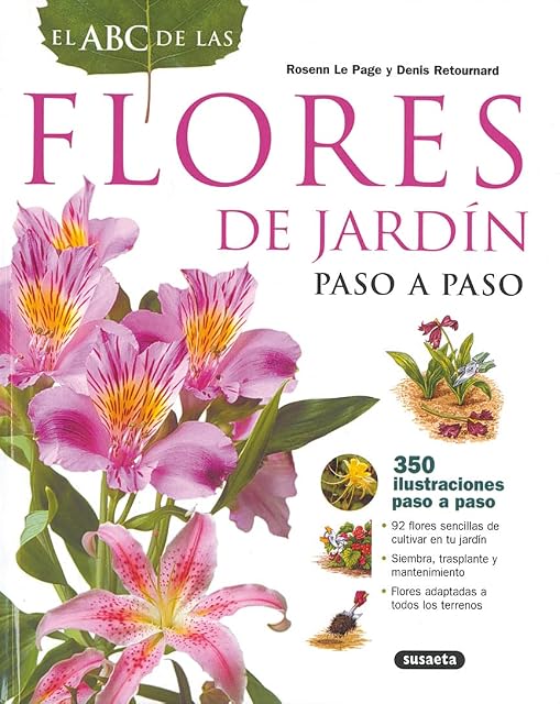 Portada de Flores de Jardin Paso a Paso