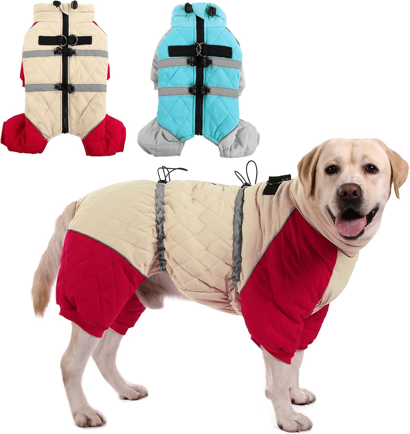 ASENKU Warm Dog Coat, Fullbody Dog Jackets Dog Winter