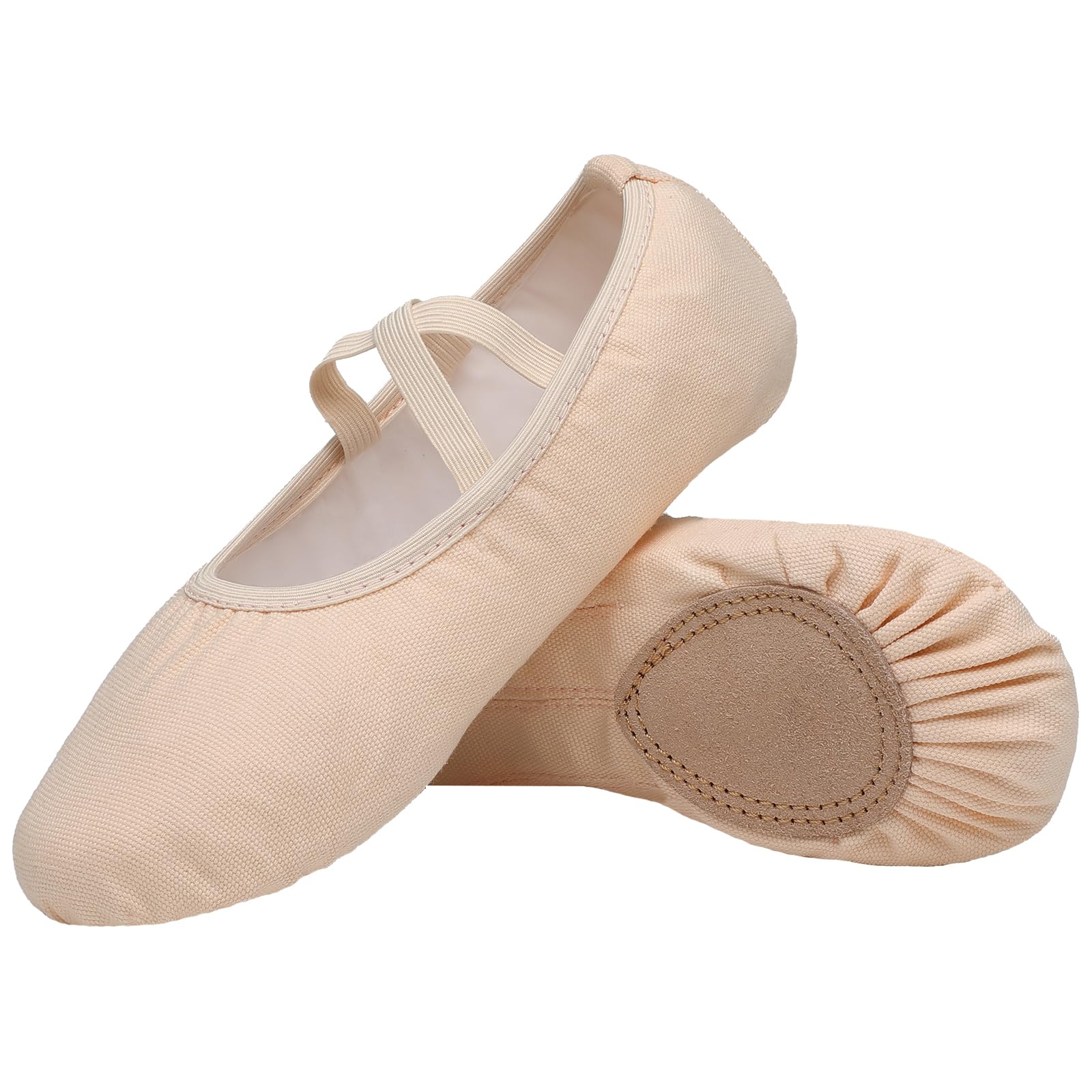 Acfoda Ballettschuhe Gymnastikschuhe Ballettschläppchen Ballerinas Tanzschuhe für Mädchen Kinder Damen Gr.22-44
