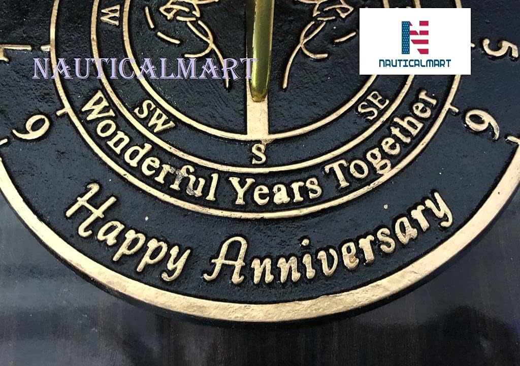 Wedding Anniversary Sundial Gift by Nauticalmart