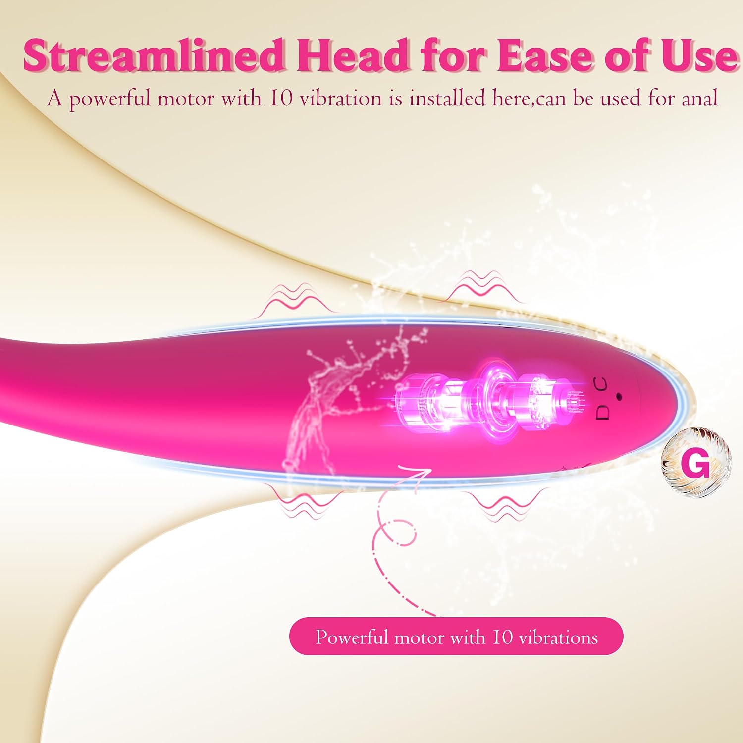 Vibrator Wand Adult Sex Toys for Women, Bird-Inspired G Spot Vibrator with 10 Vibration for Clitoral Stimulator, Flexible Neck Dual Motor Dildo Massager, Soft Silicone Adult Toy for Solo or Couples